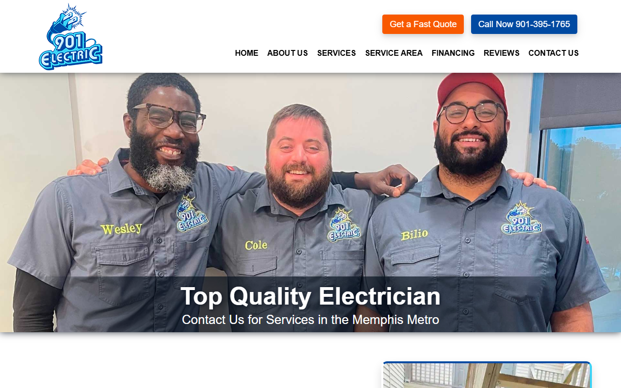 901electric.com screenshot