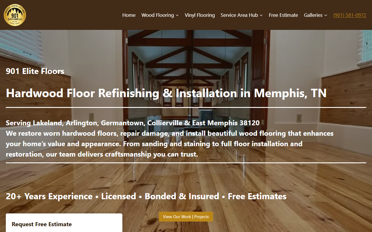 901elitefloors.com screenshot