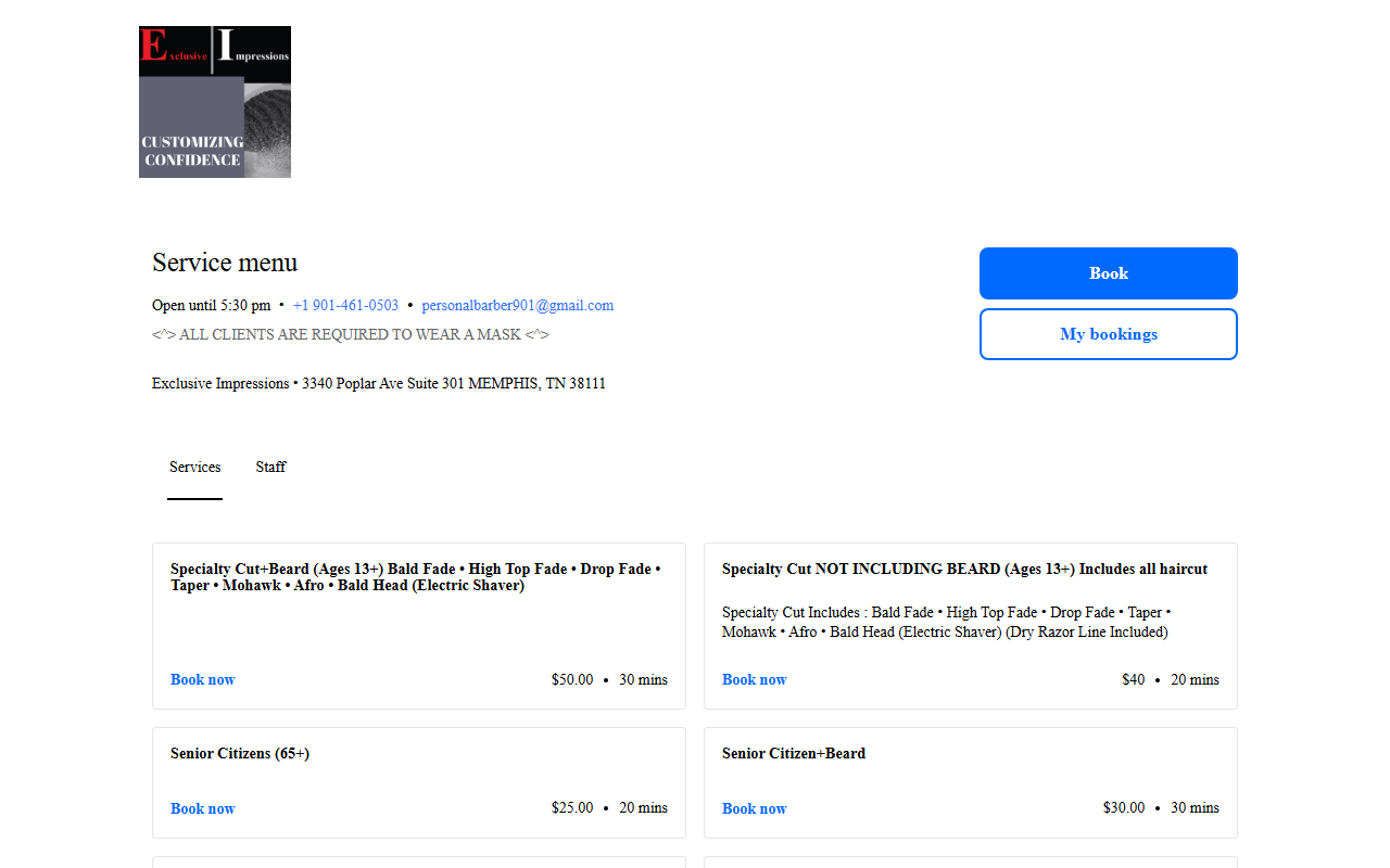 901exclusive.com screenshot