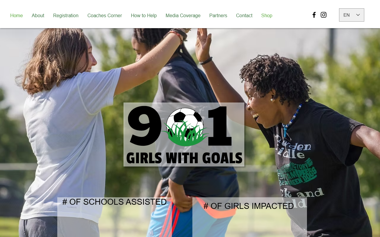 901girlswgoals.com screenshot