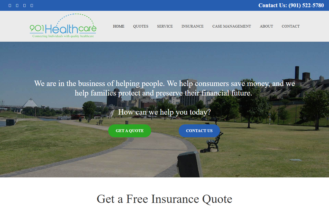 901healthcare.com screenshot