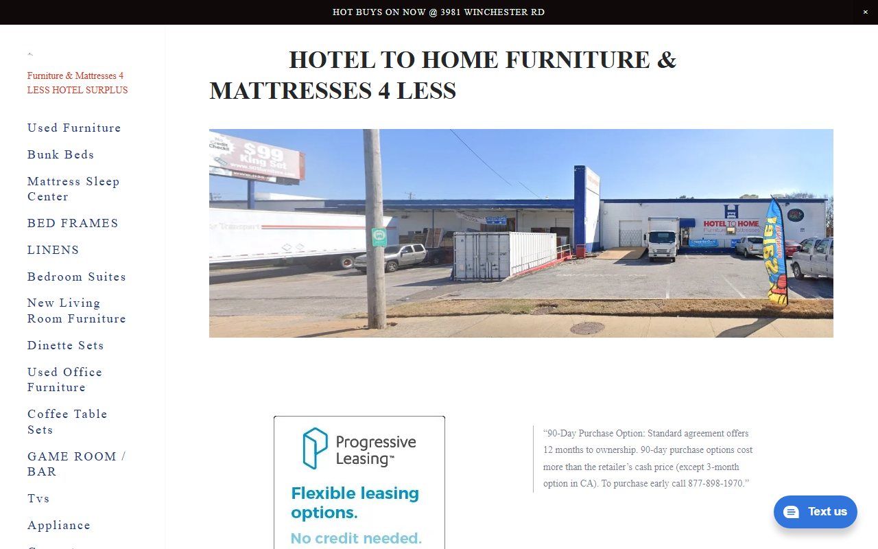901mattress.com screenshot