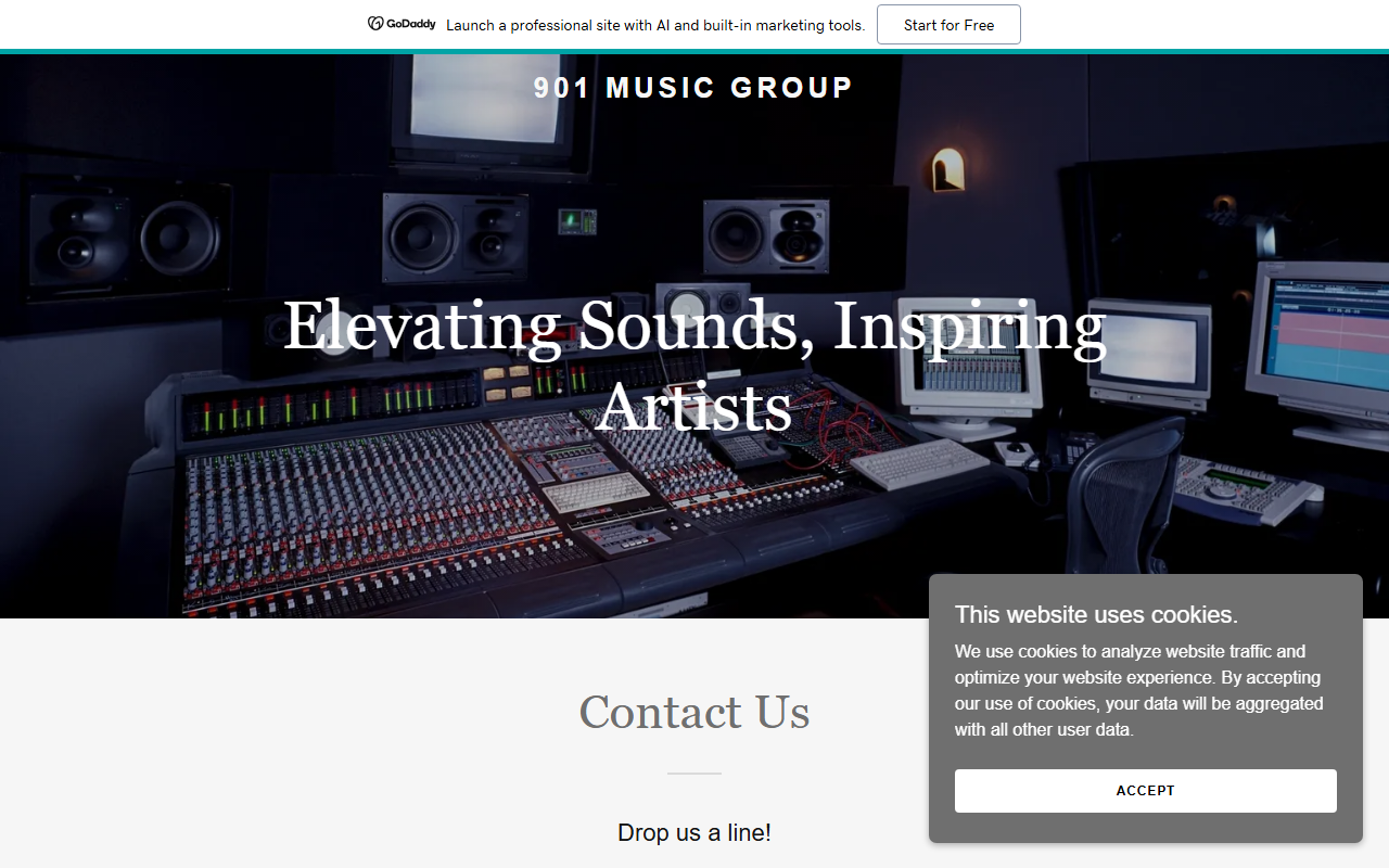 901musicgroup.com screenshot