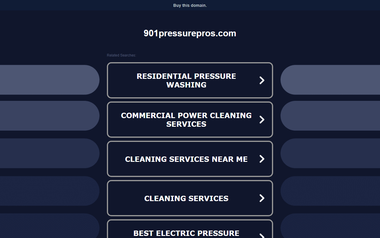 901pressurepros.com screenshot