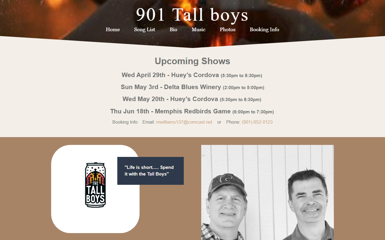901tallboys.com screenshot