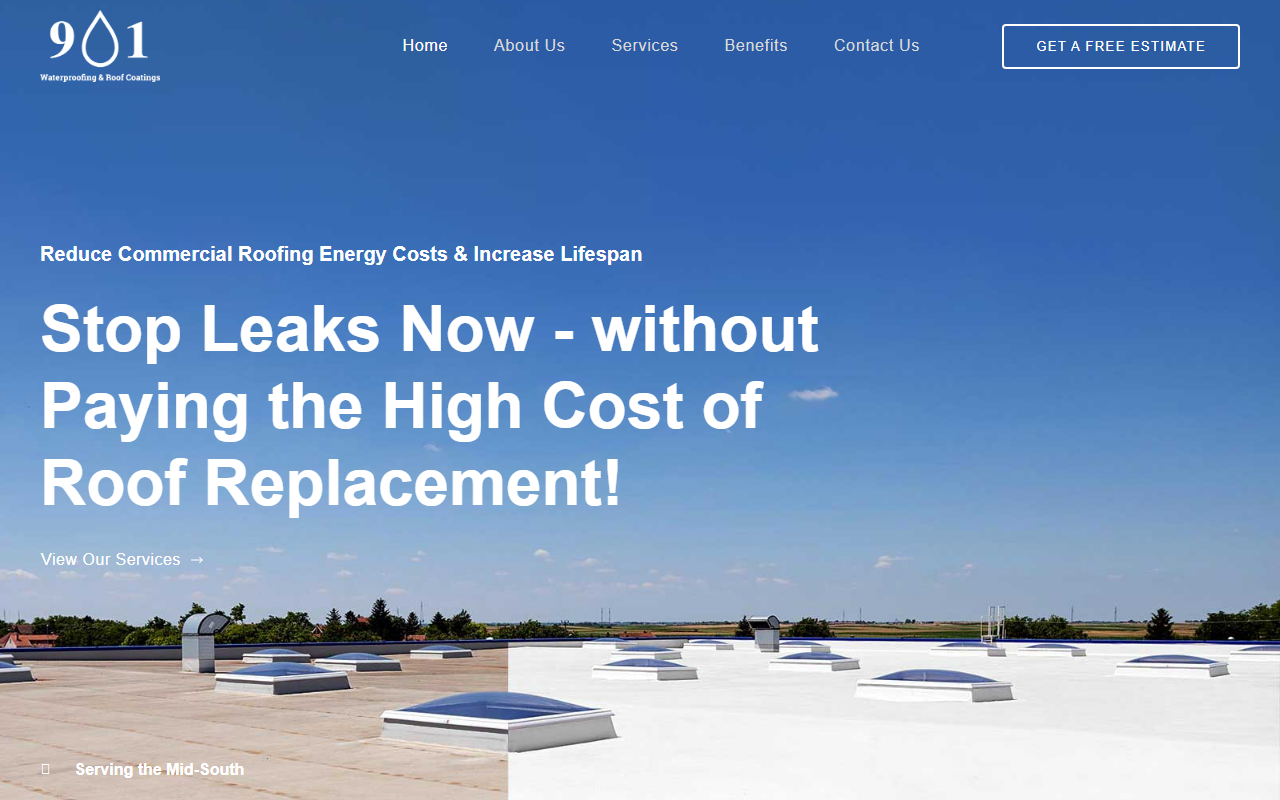 901waterproofing.com screenshot