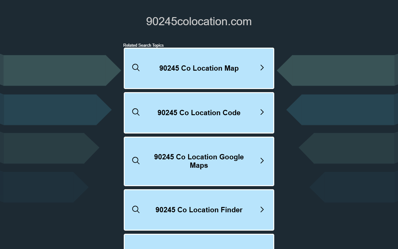 90245colocation.com screenshot