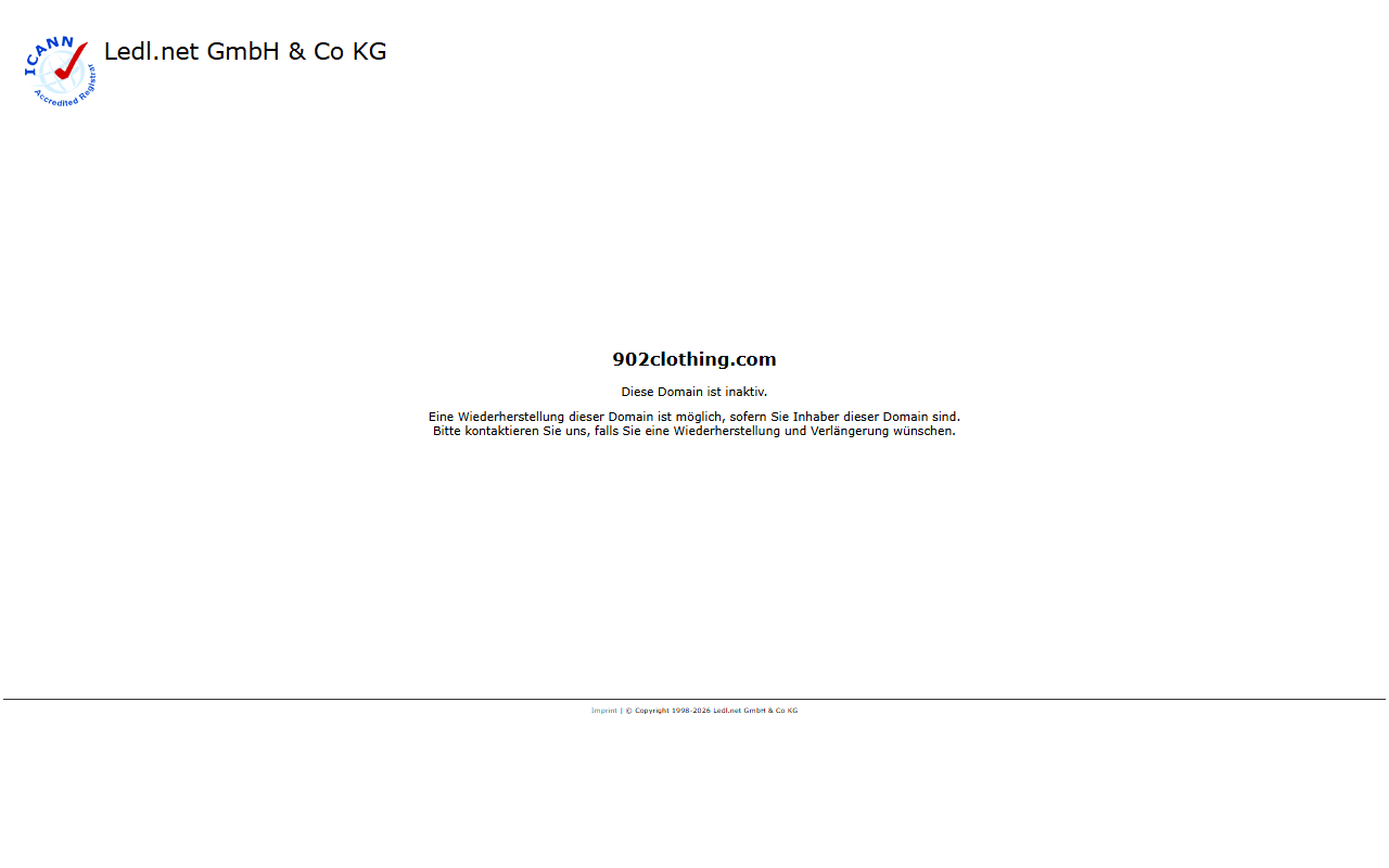902clothing.com screenshot