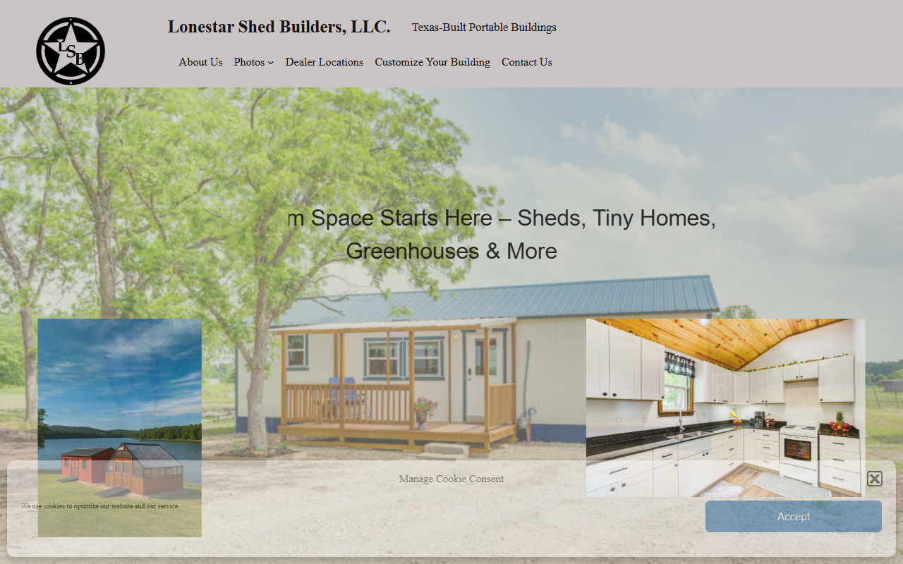 9034682370sheds.com screenshot