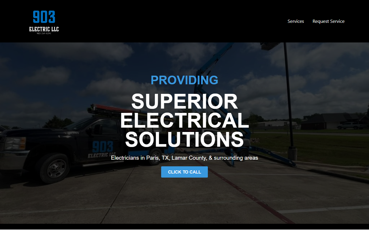 903electricllc.com screenshot