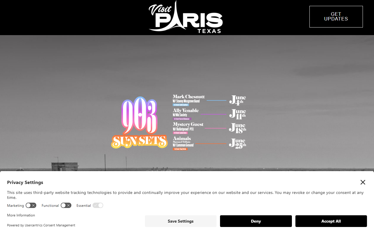 903sunsets.com screenshot
