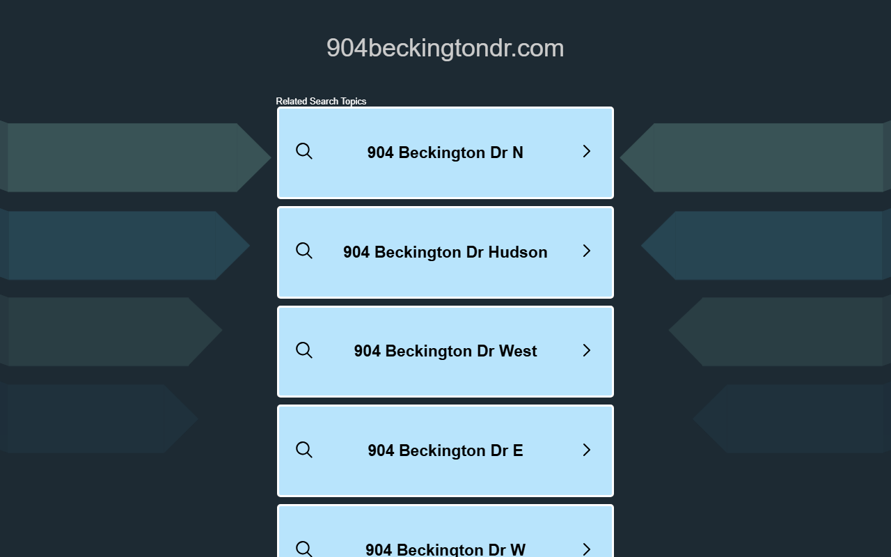 904beckingtondr.com screenshot