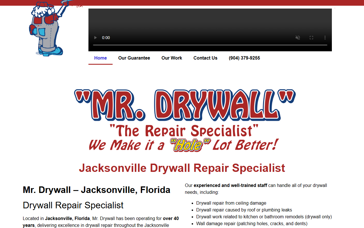 904drywall.com screenshot