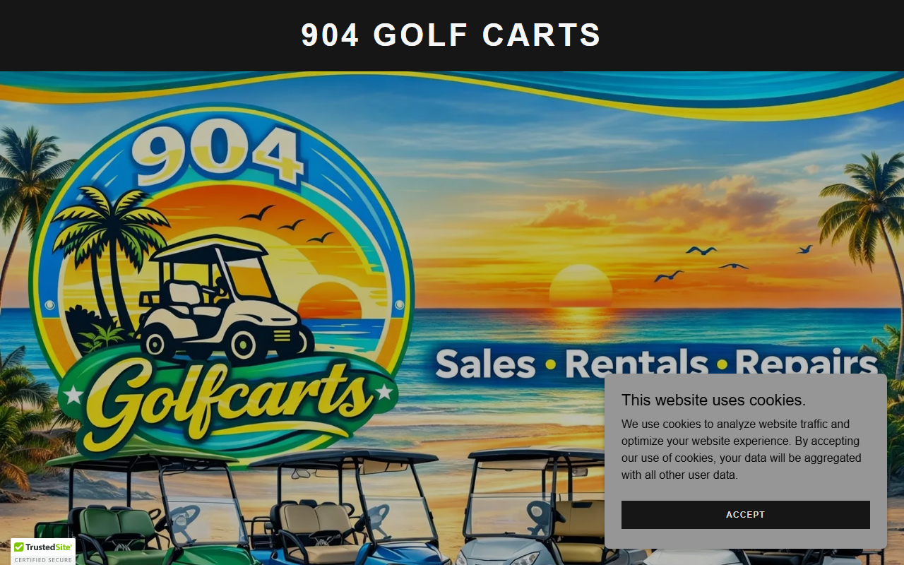 904golfcarts.com screenshot