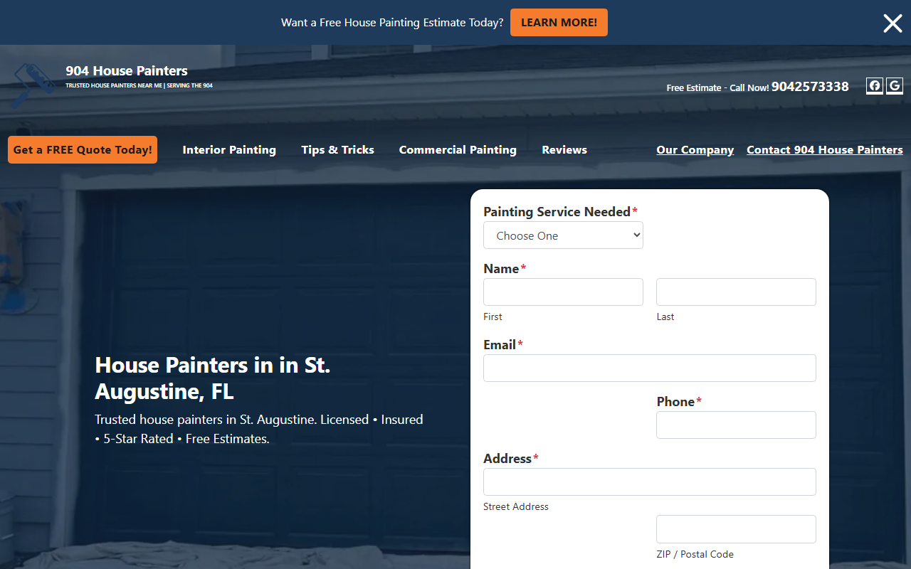 904housepainters.com screenshot