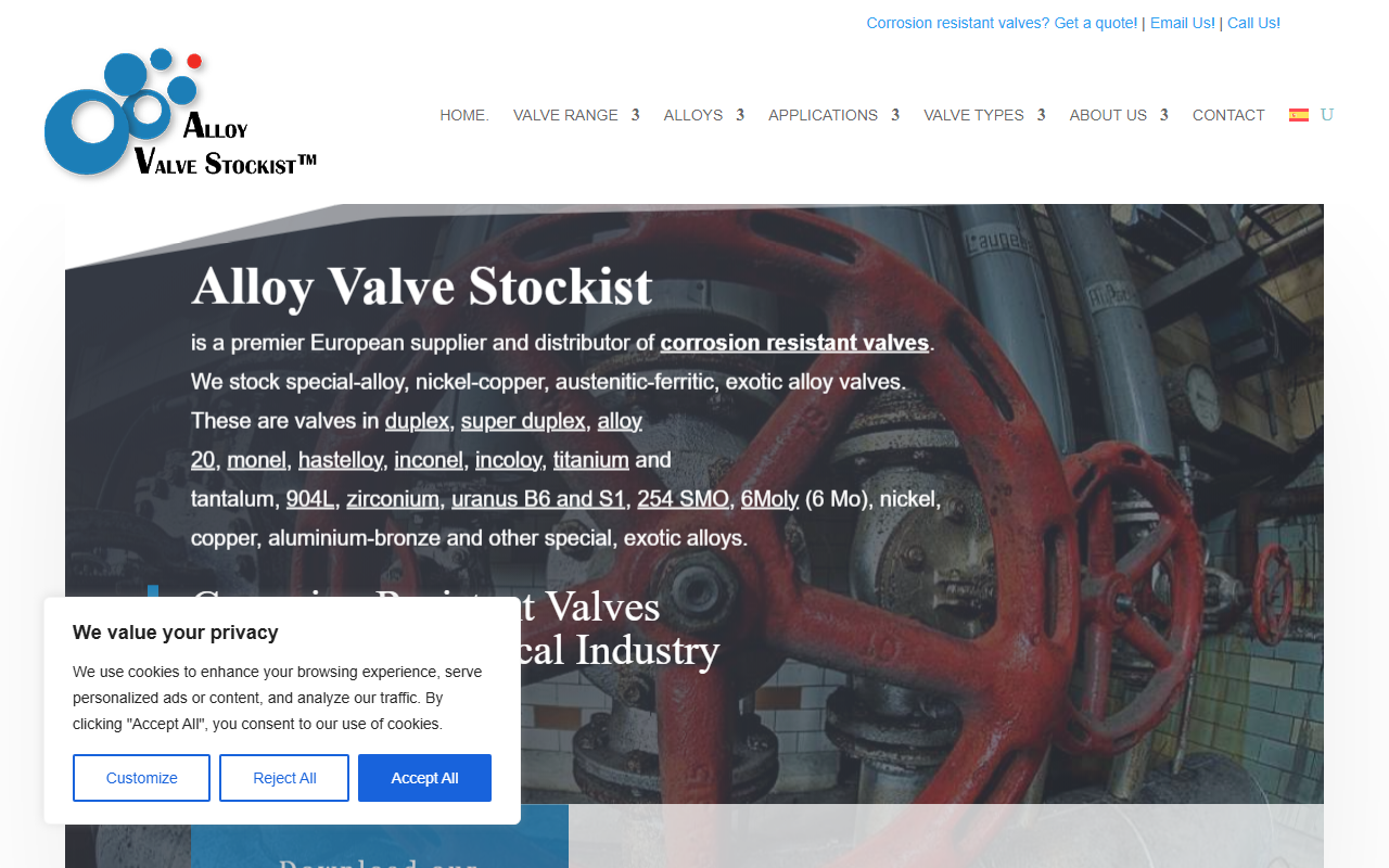 904l-valves.com screenshot