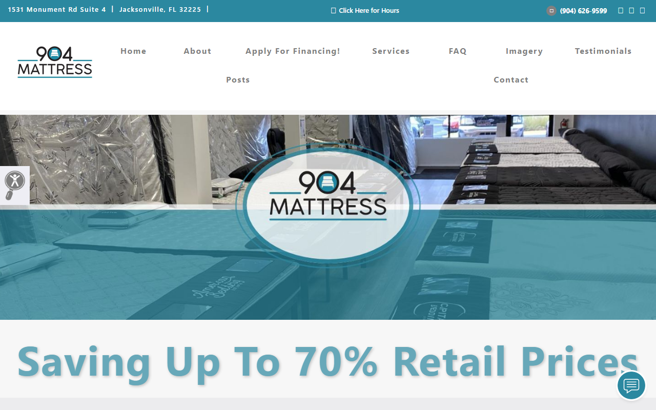 904mattressfl.com screenshot