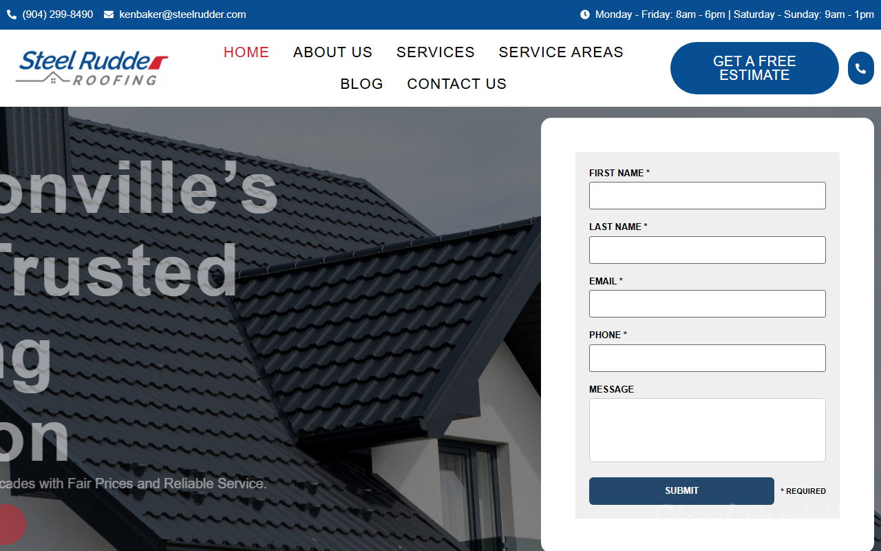 904newroof.com screenshot