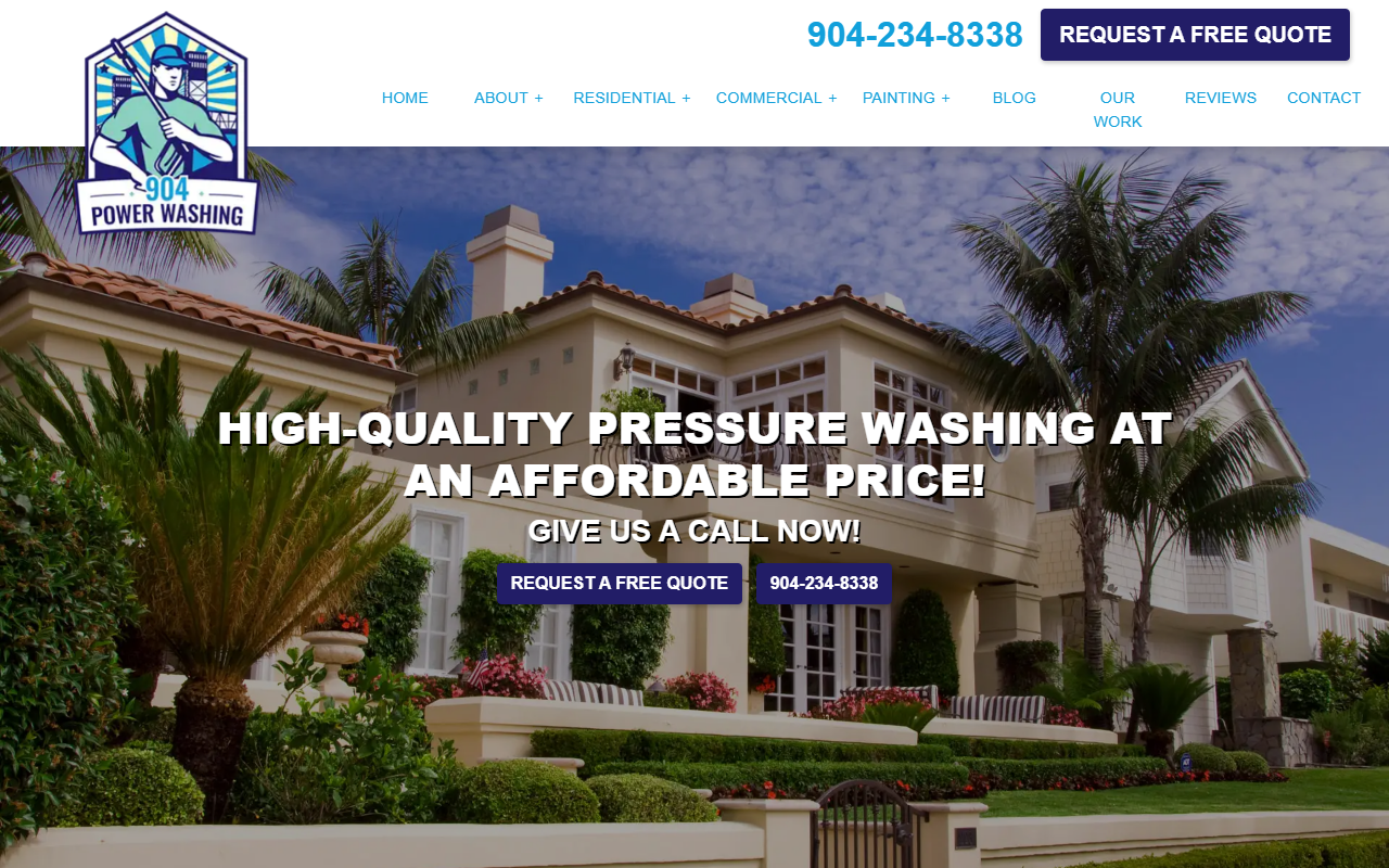904powerwashing.com screenshot