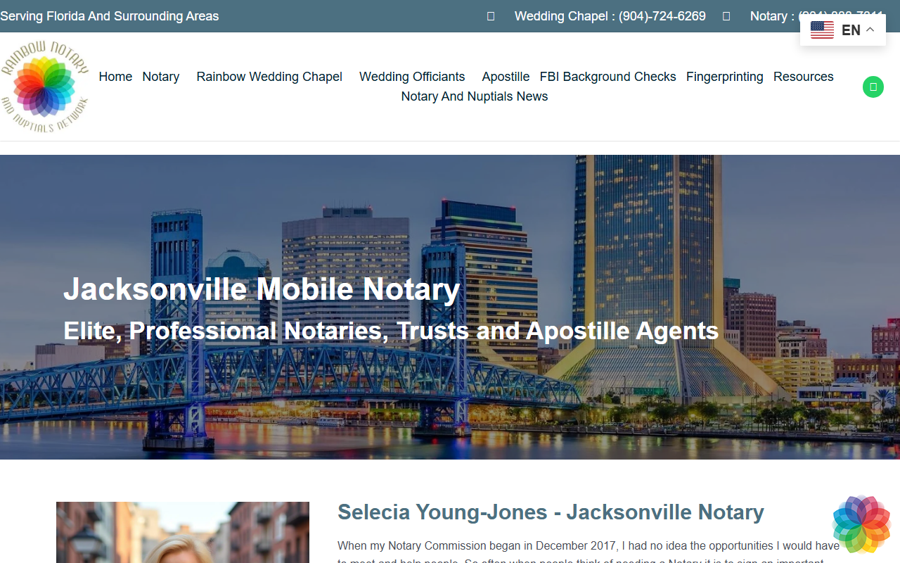 904rainbownotary.com screenshot