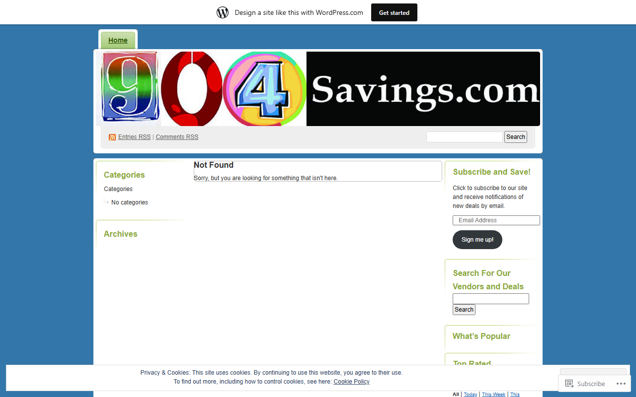 904savings.com screenshot