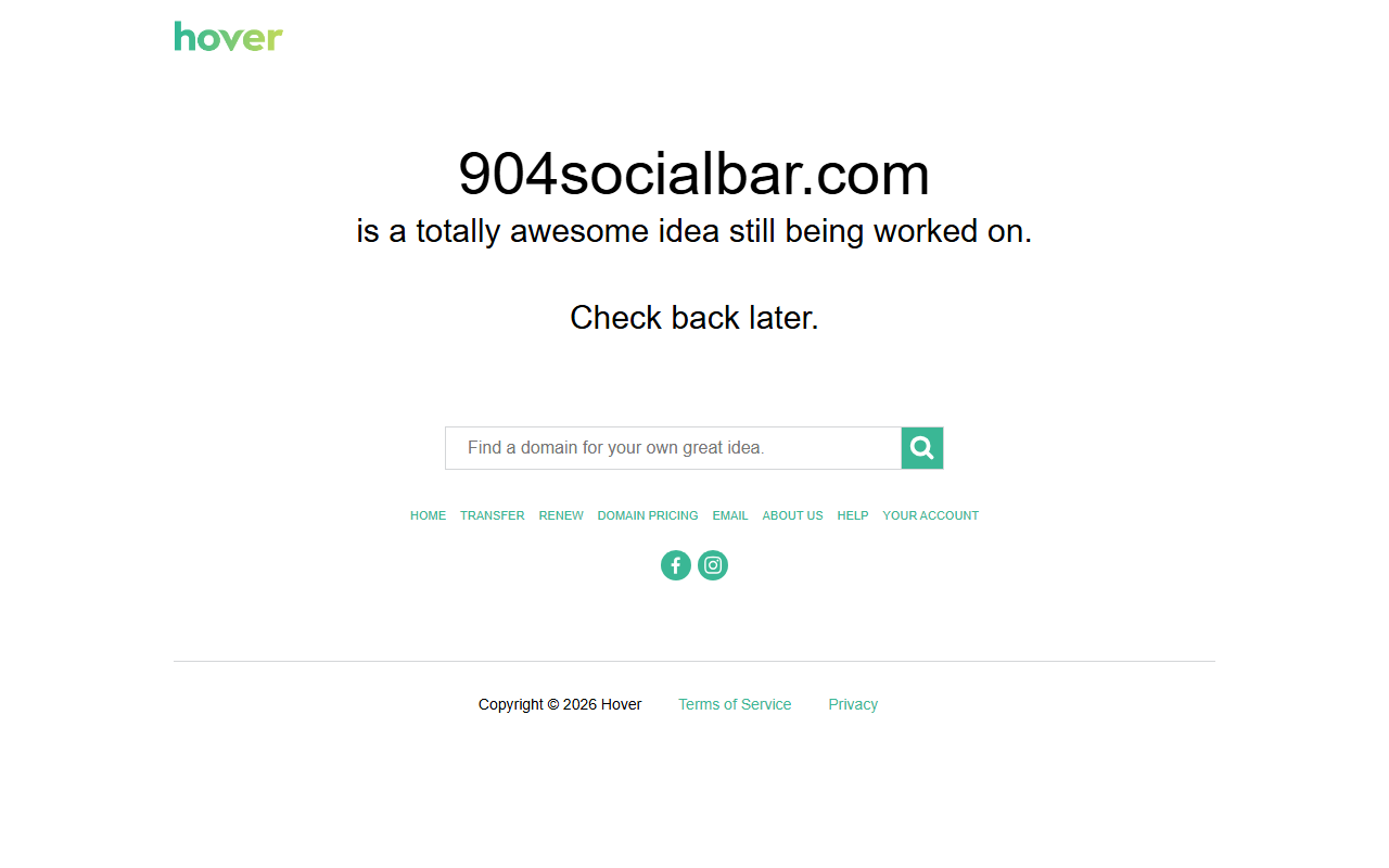 904socialbar.com screenshot