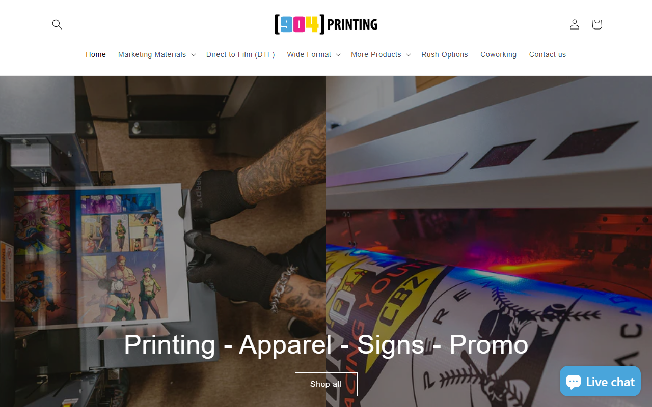 904yardsigns.com screenshot