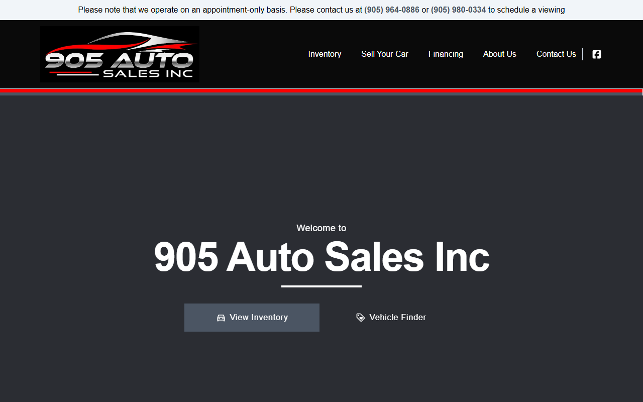 905autosalesinc.com screenshot