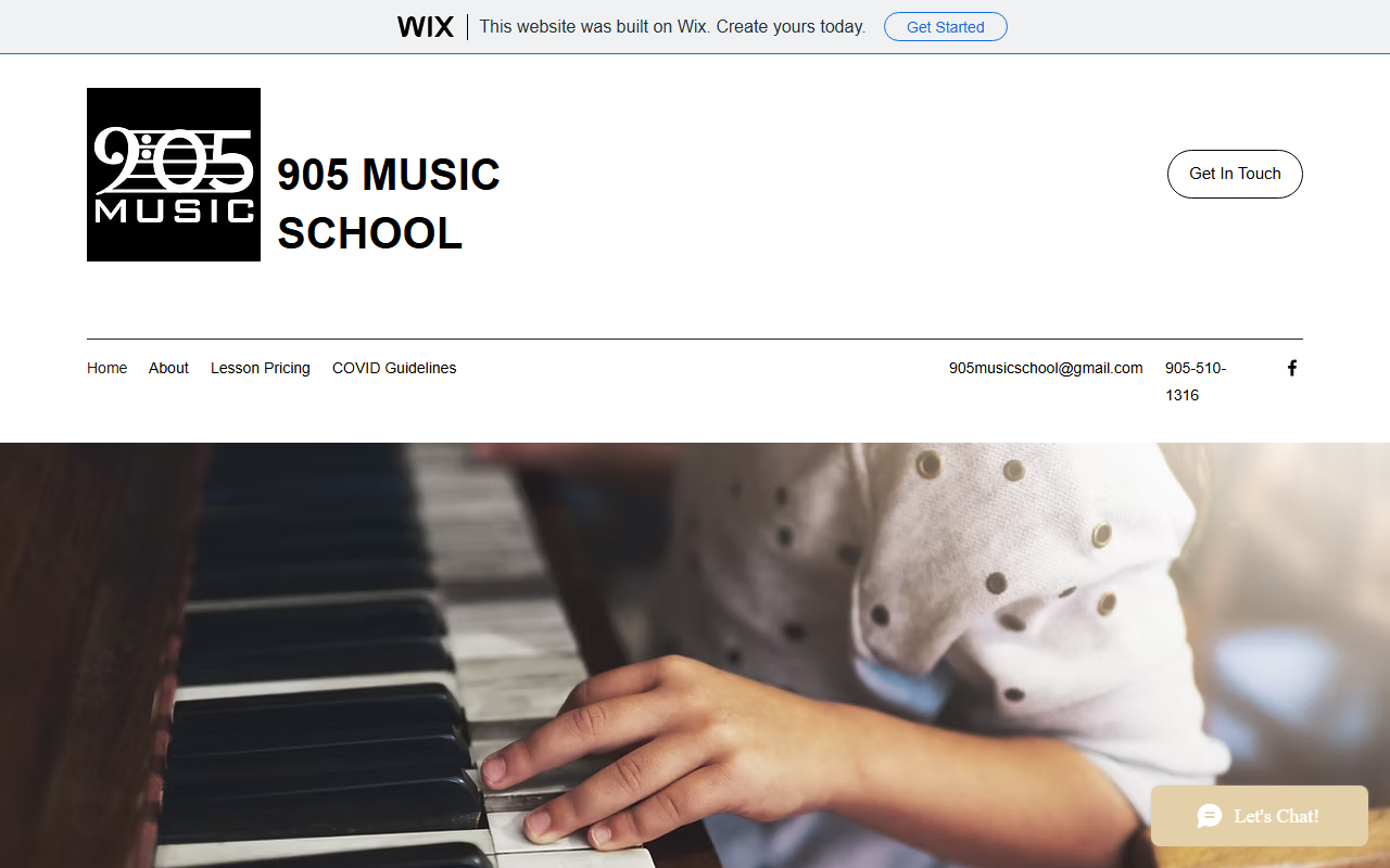 905musicschool.com screenshot