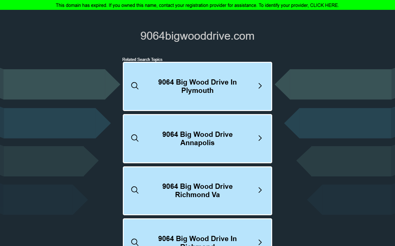 9064bigwooddrive.com screenshot