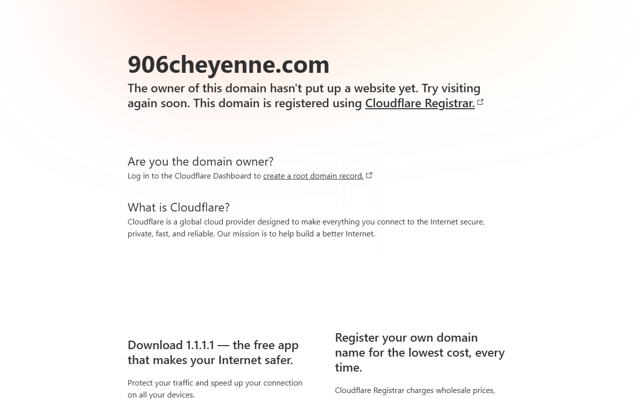 906cheyenne.com screenshot