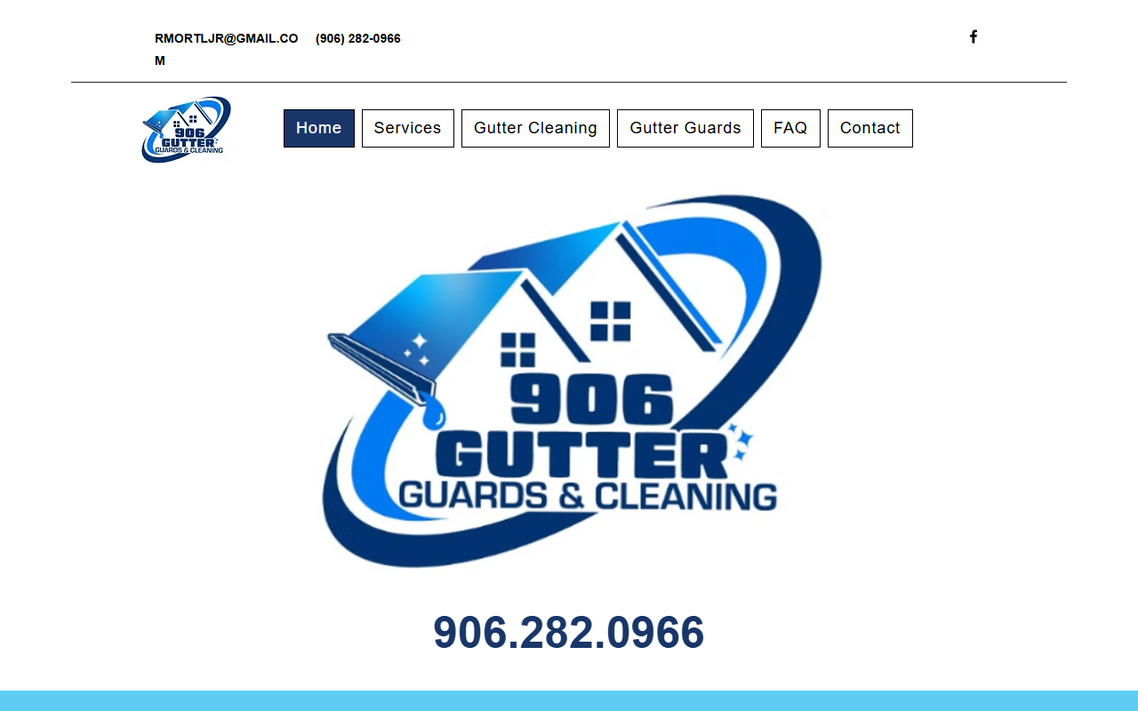 906gutters.com screenshot