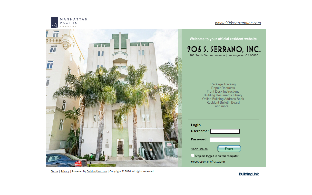 906sserranoinc.com screenshot