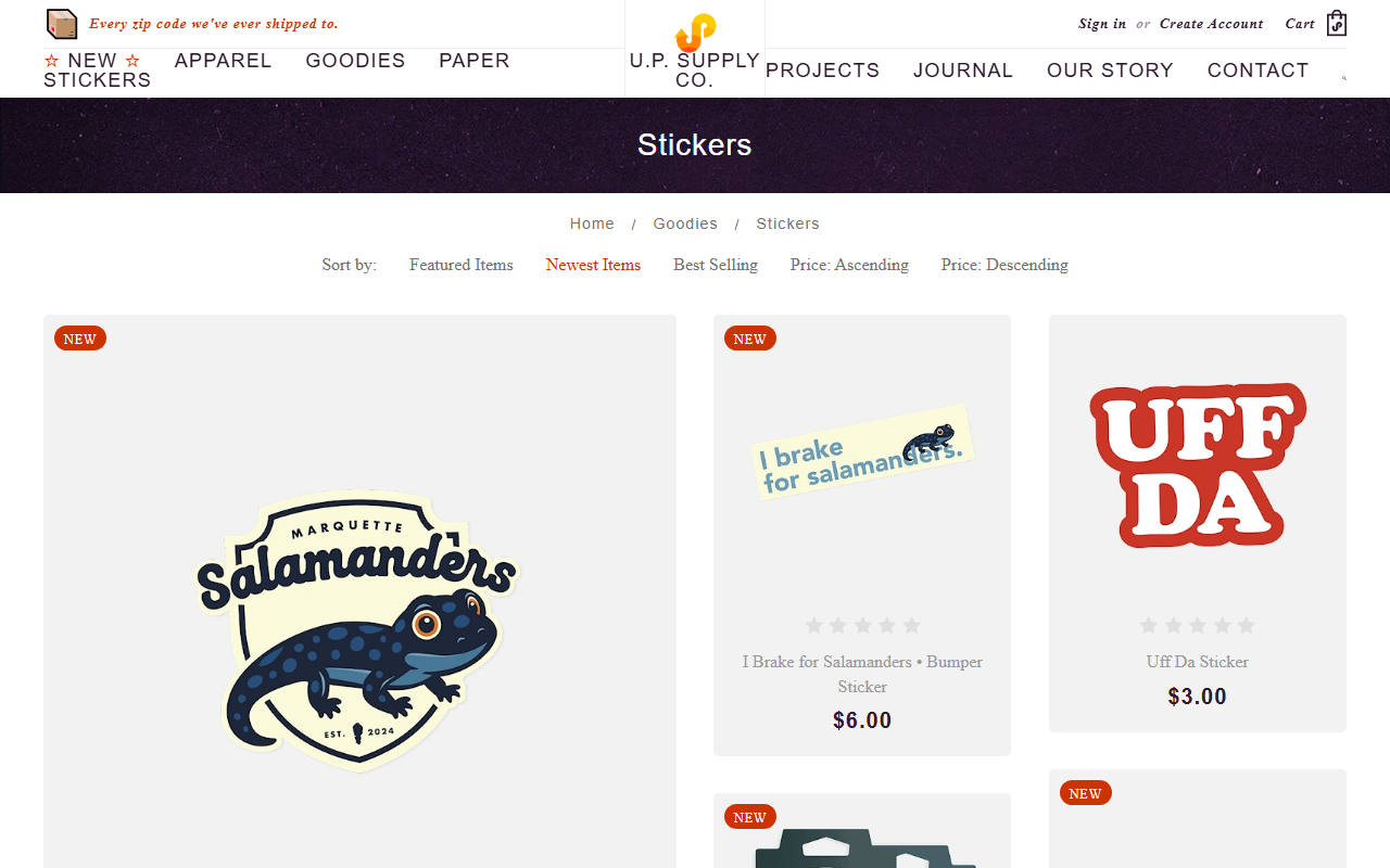 906sticker.com screenshot