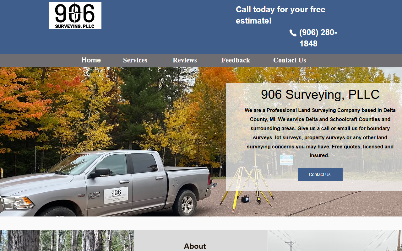 906surveying.com screenshot