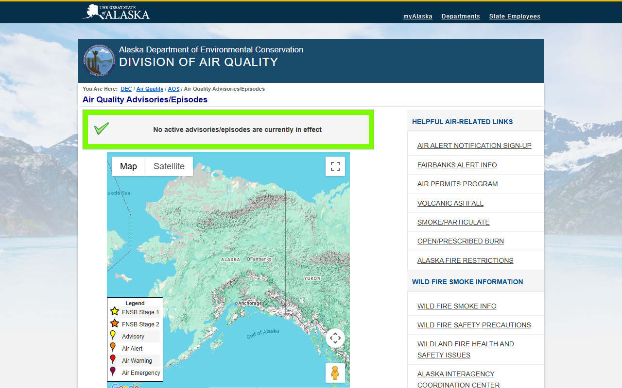 907airquality.com screenshot