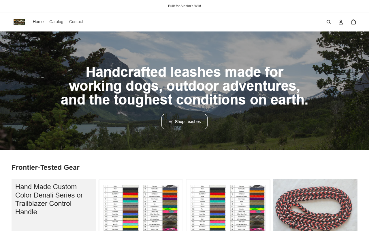 907leashcrafter.com screenshot