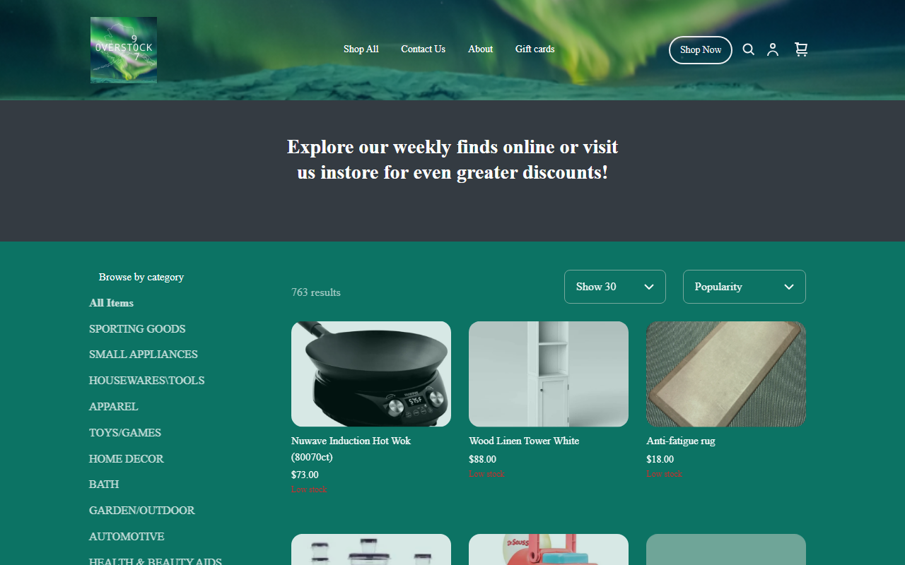 907overstock.com screenshot