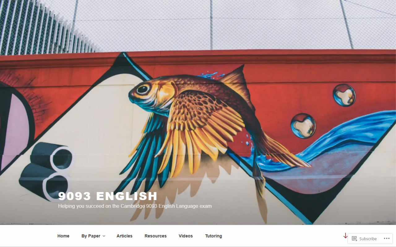 9093english.com screenshot