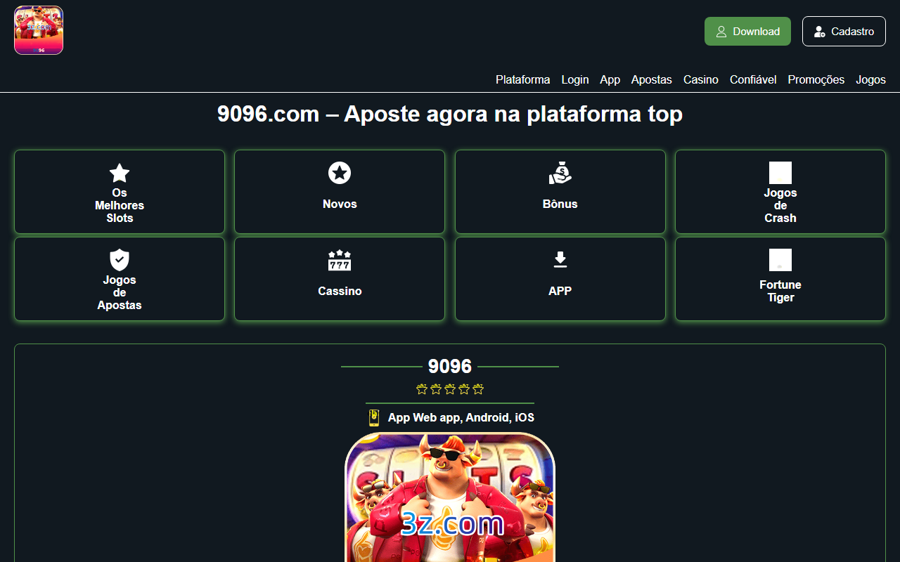 9096plataforma.com screenshot