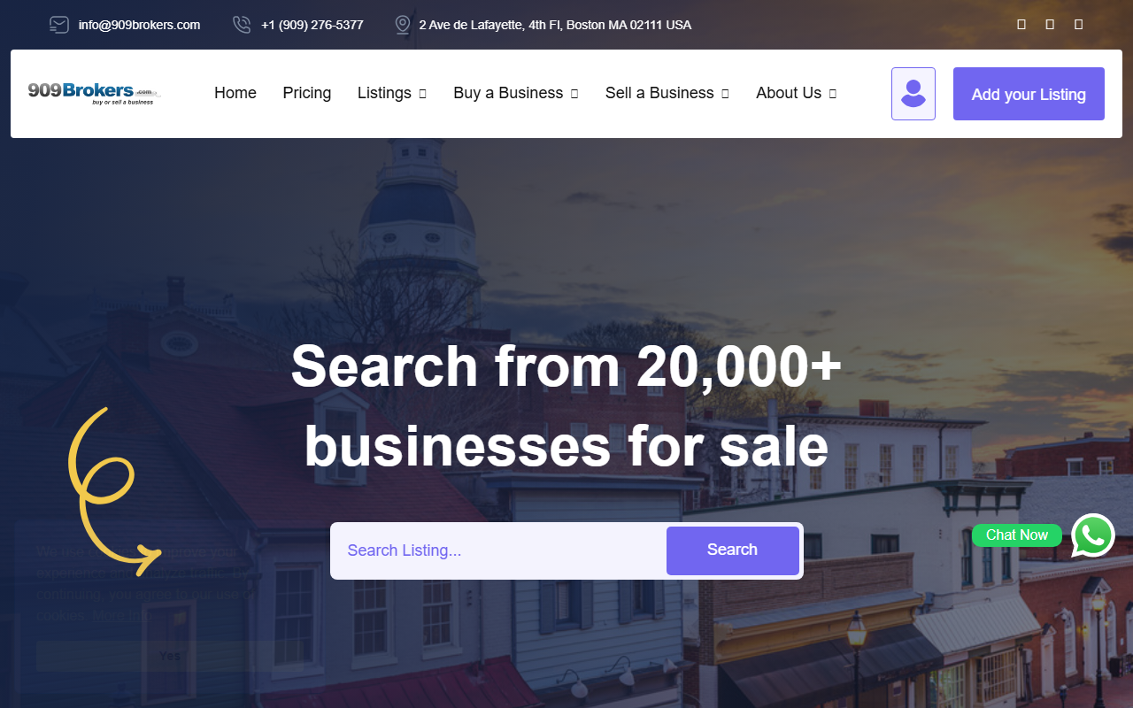 909brokers.com screenshot