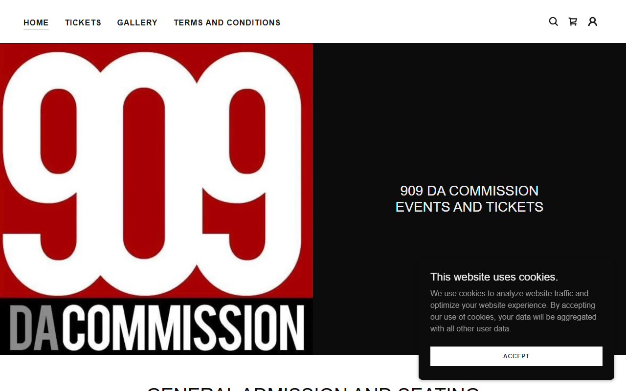 909dacommission.com screenshot