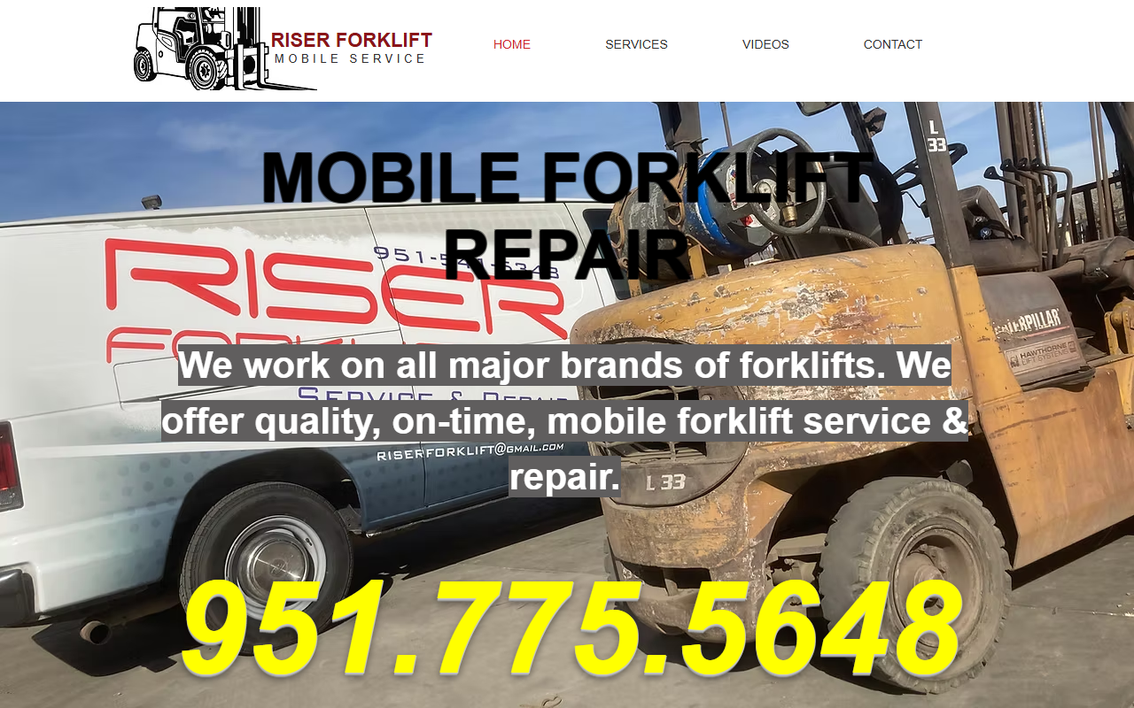 909forklift.com screenshot