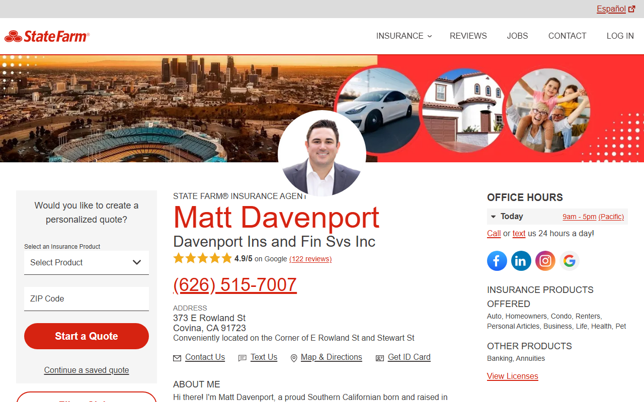 909insurance.com screenshot