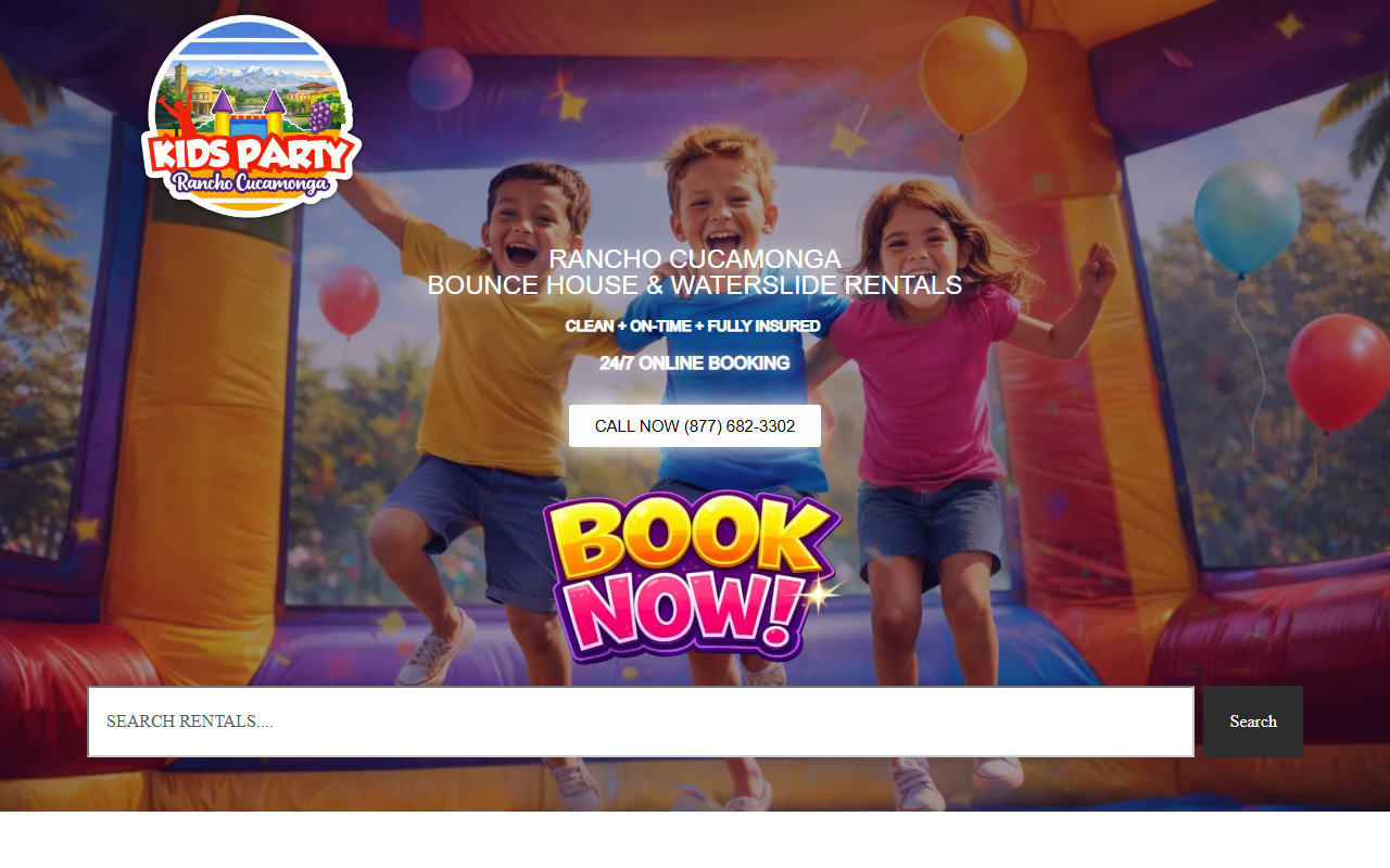 909kidsparty.com screenshot