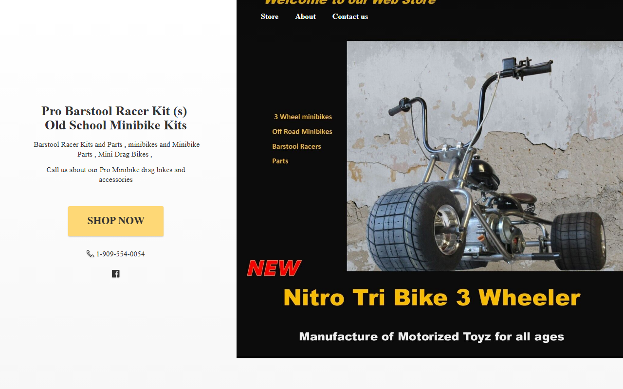 909minibikestore.com screenshot