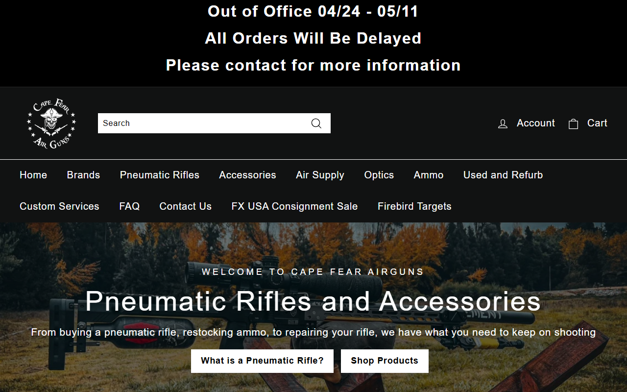 910airguns.com screenshot
