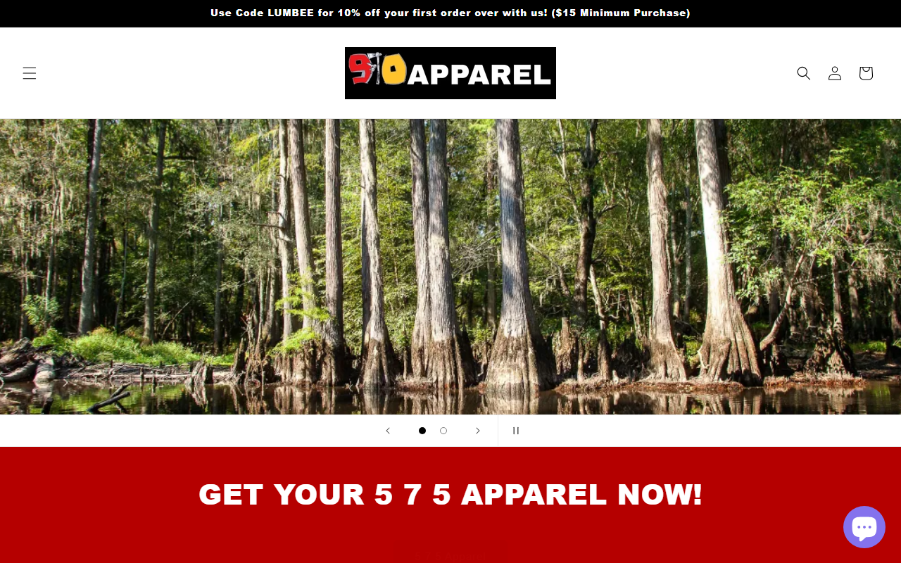 910apparel.com screenshot