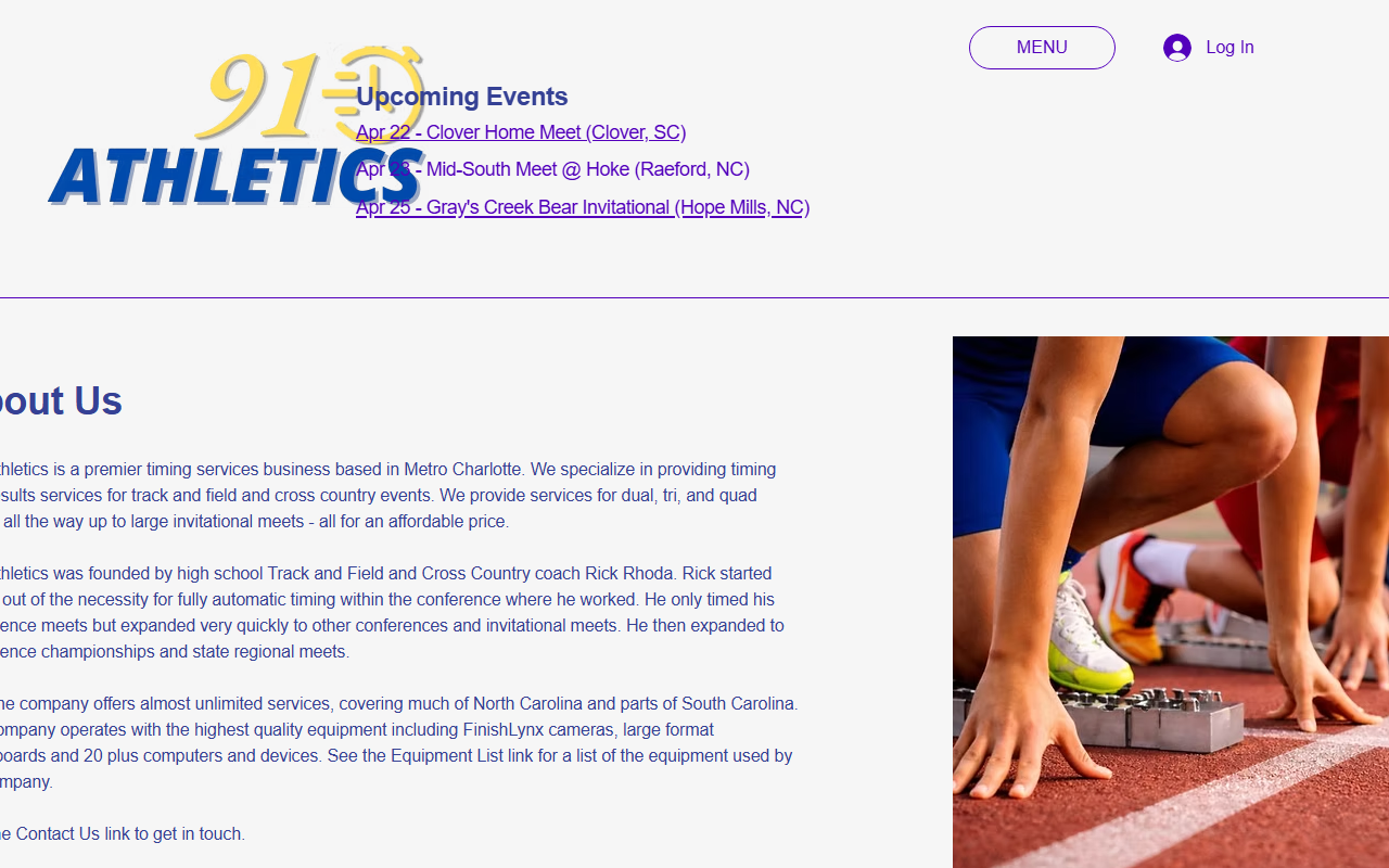 910athletics.com screenshot