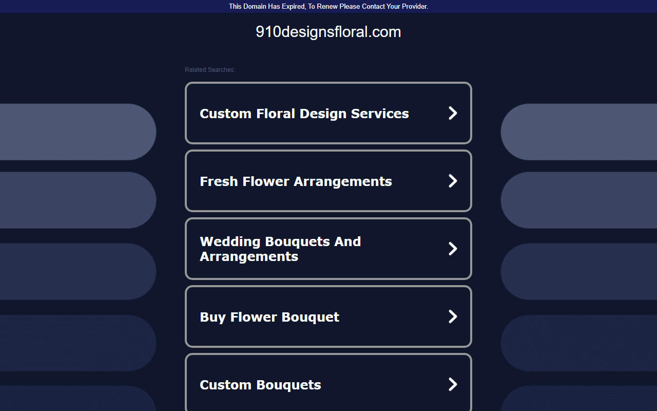 910designsfloral.com screenshot